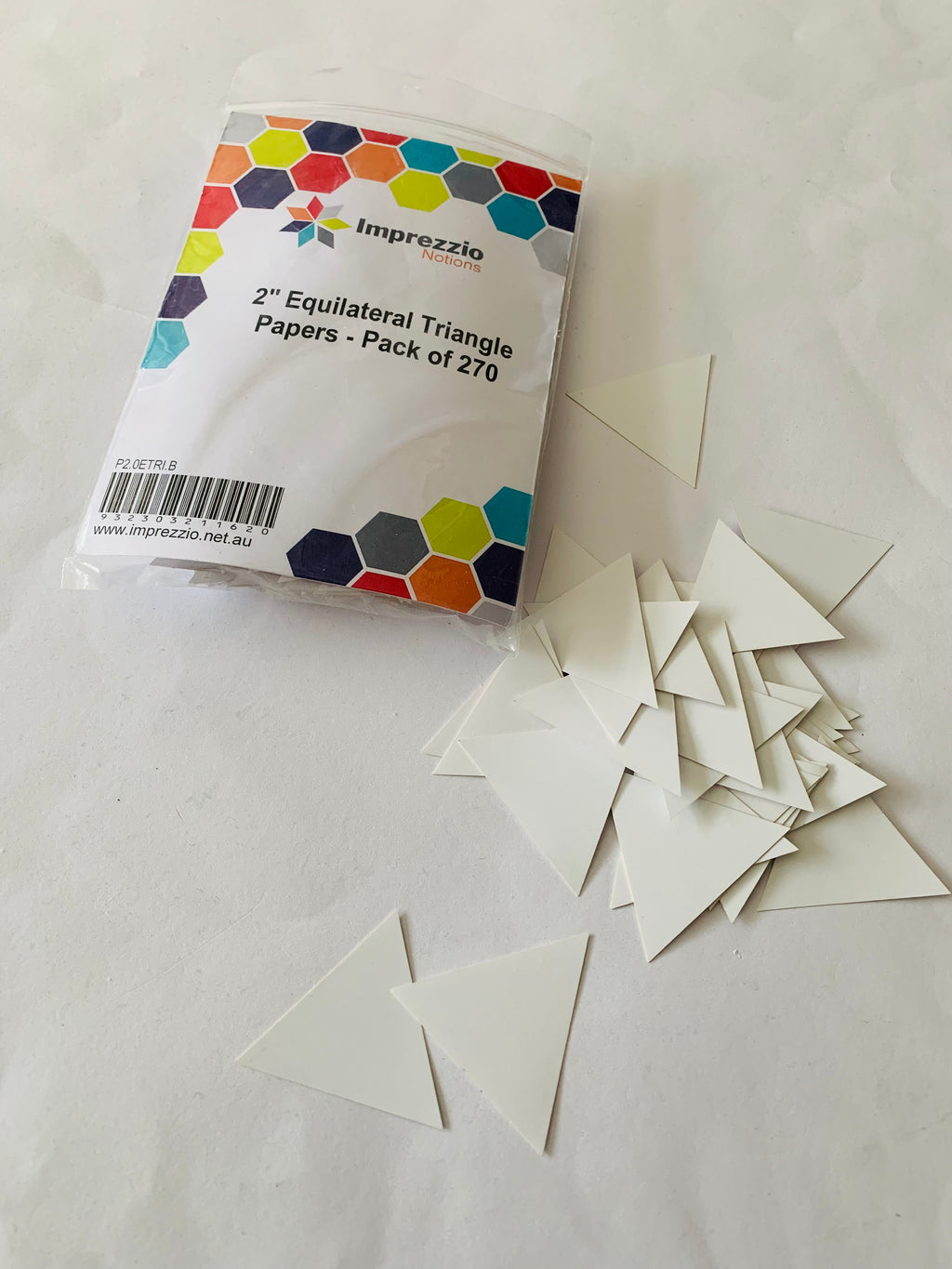 BULK PACK/ 2” Equilateral Triangle Papers Pack of 270