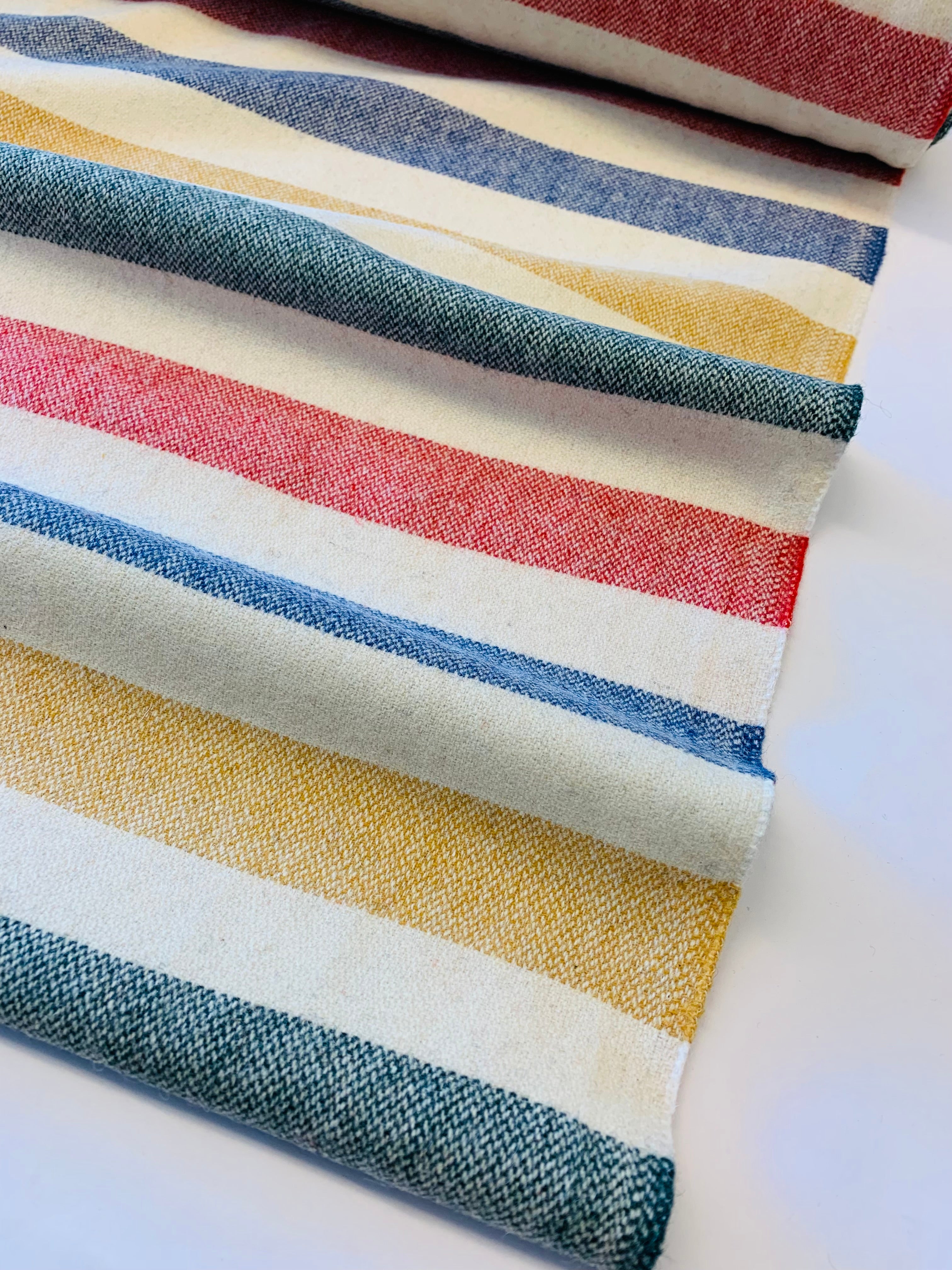 CHELSEA Stripe wool coating fabric