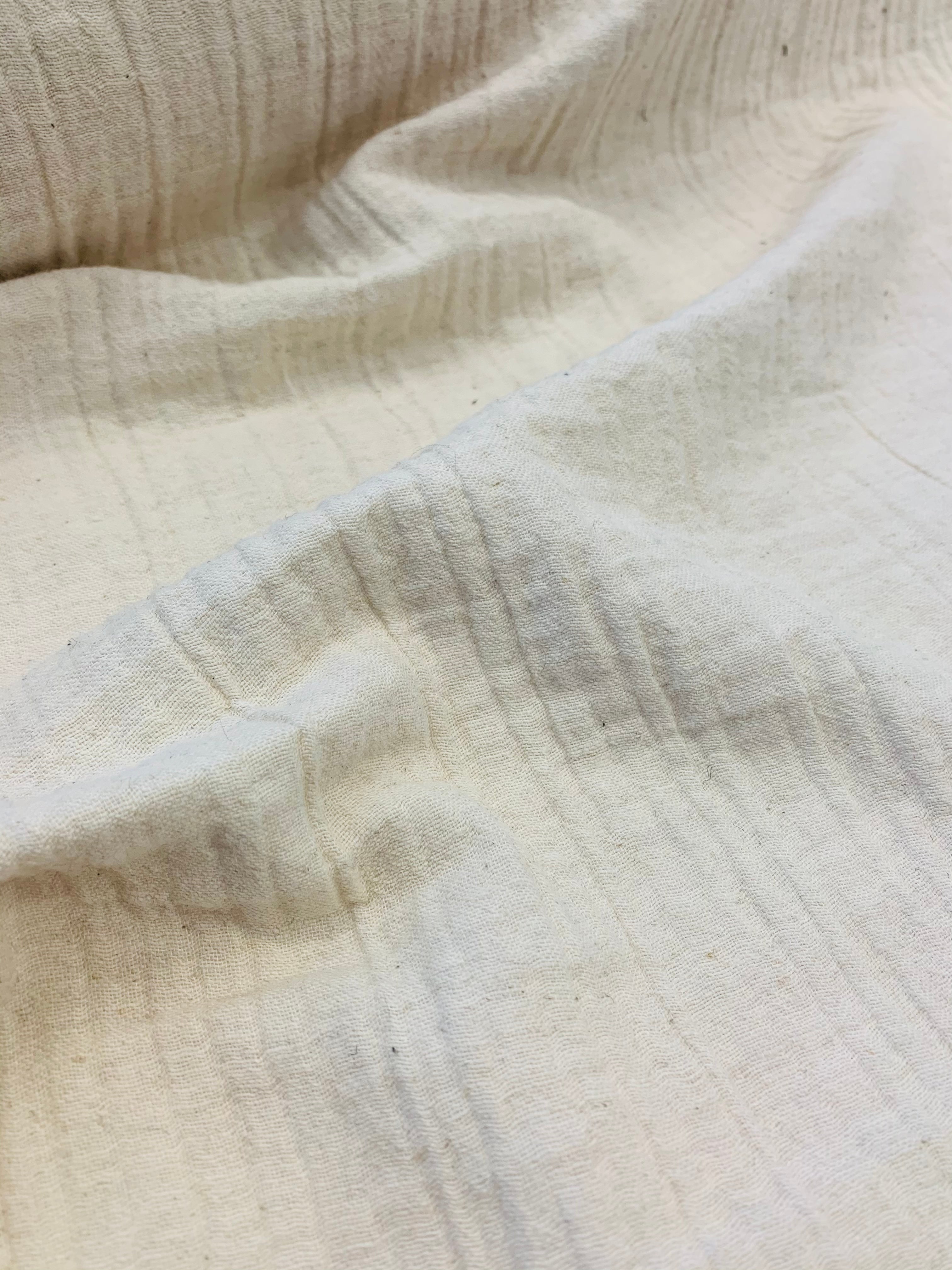 Khufu: viscose/cotton/linen crinkle