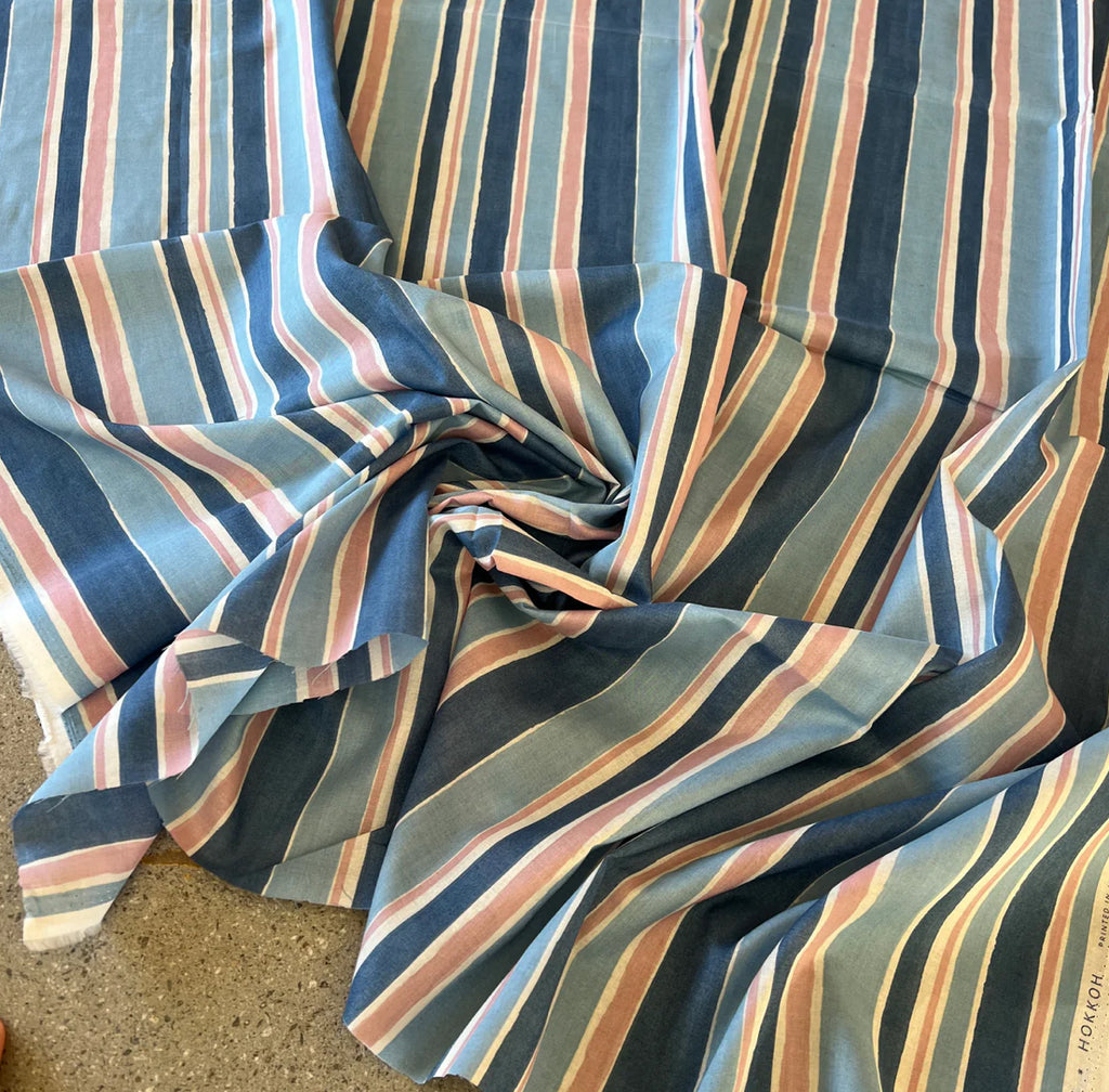 TIDAL/ Cotton Print in Indigo