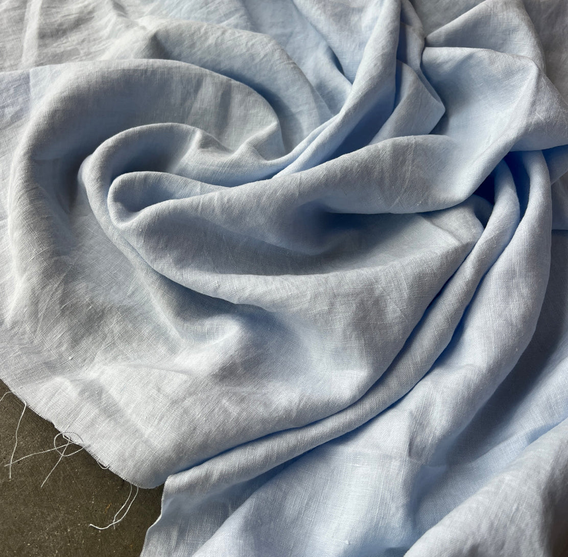 LINUM/ Heavy Weight Antique Wash Linen in Coastal