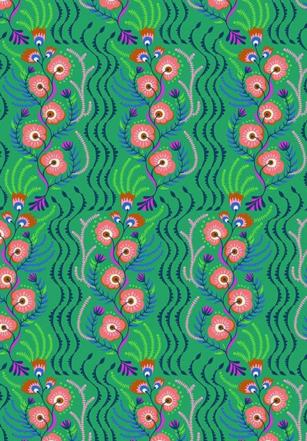 Anna Maria Horner Allegory/ Tambourine in Jade