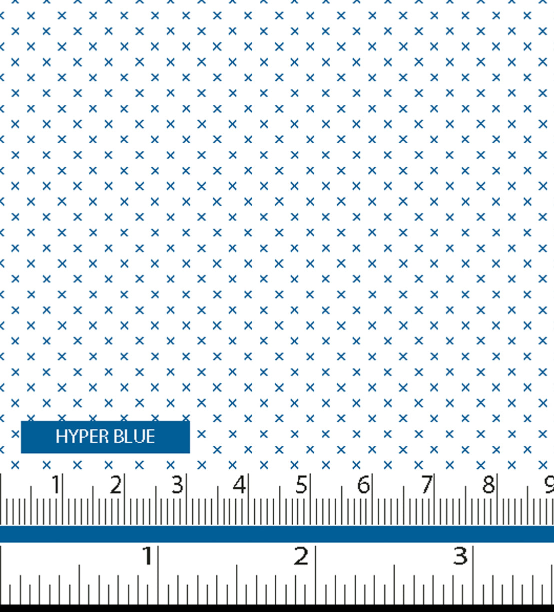 Palette Pleasures: Little X in Hyper Blue