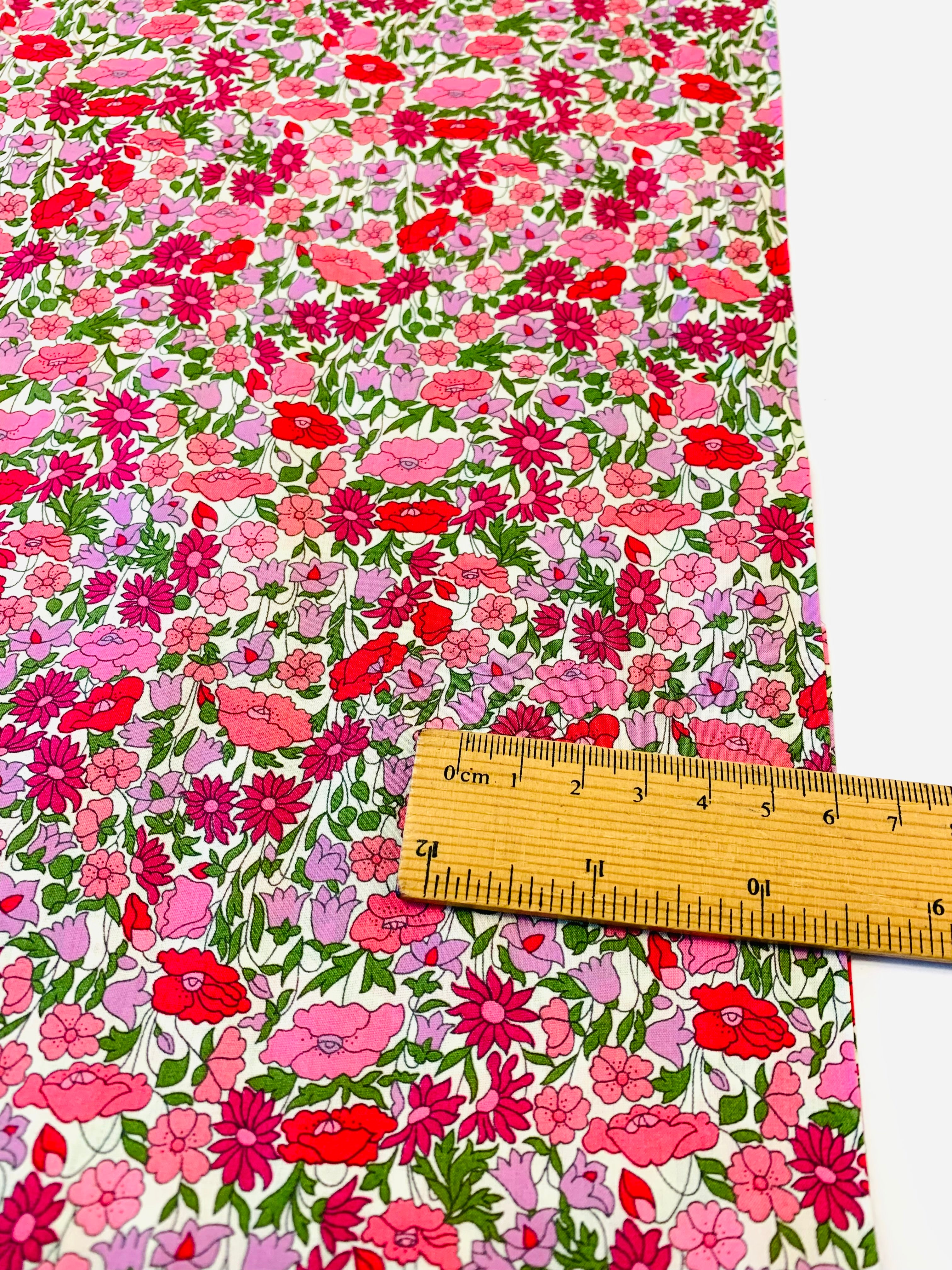 Liberty Fabrics Tana Cotton Lawn: Poppy Forest C