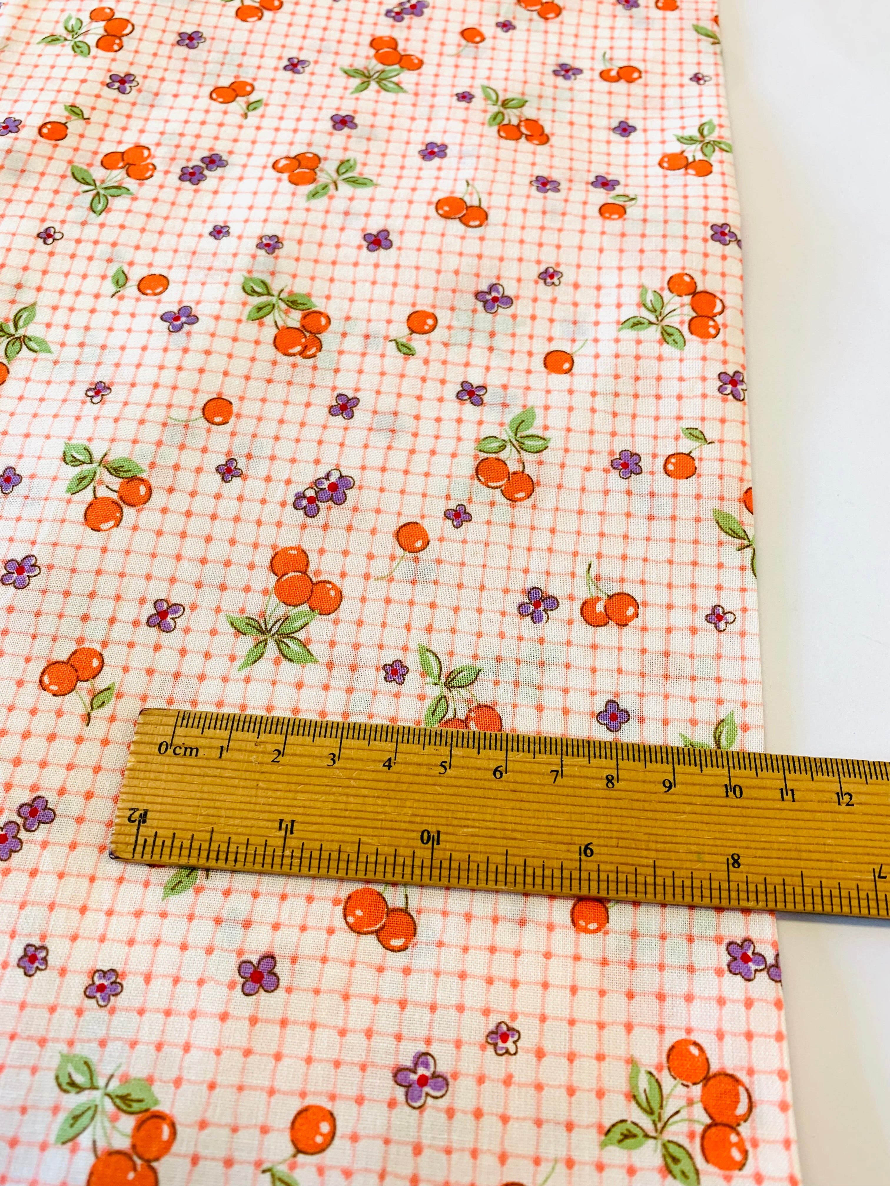 30s Fruit & Flowers/ Japanese cotton