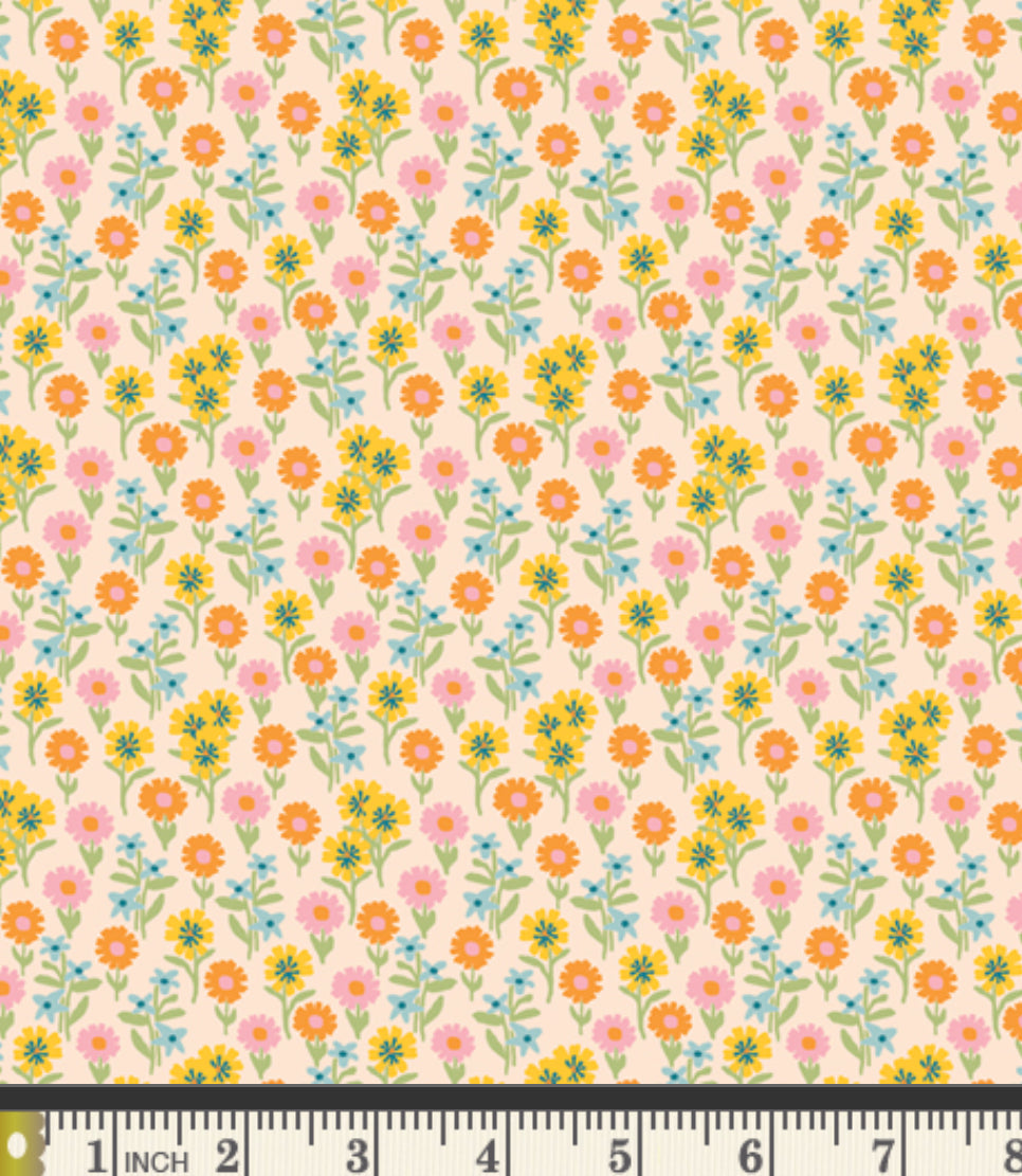 Art Gallery Fabrics/ MARIGOLD Ephemeral Blooms