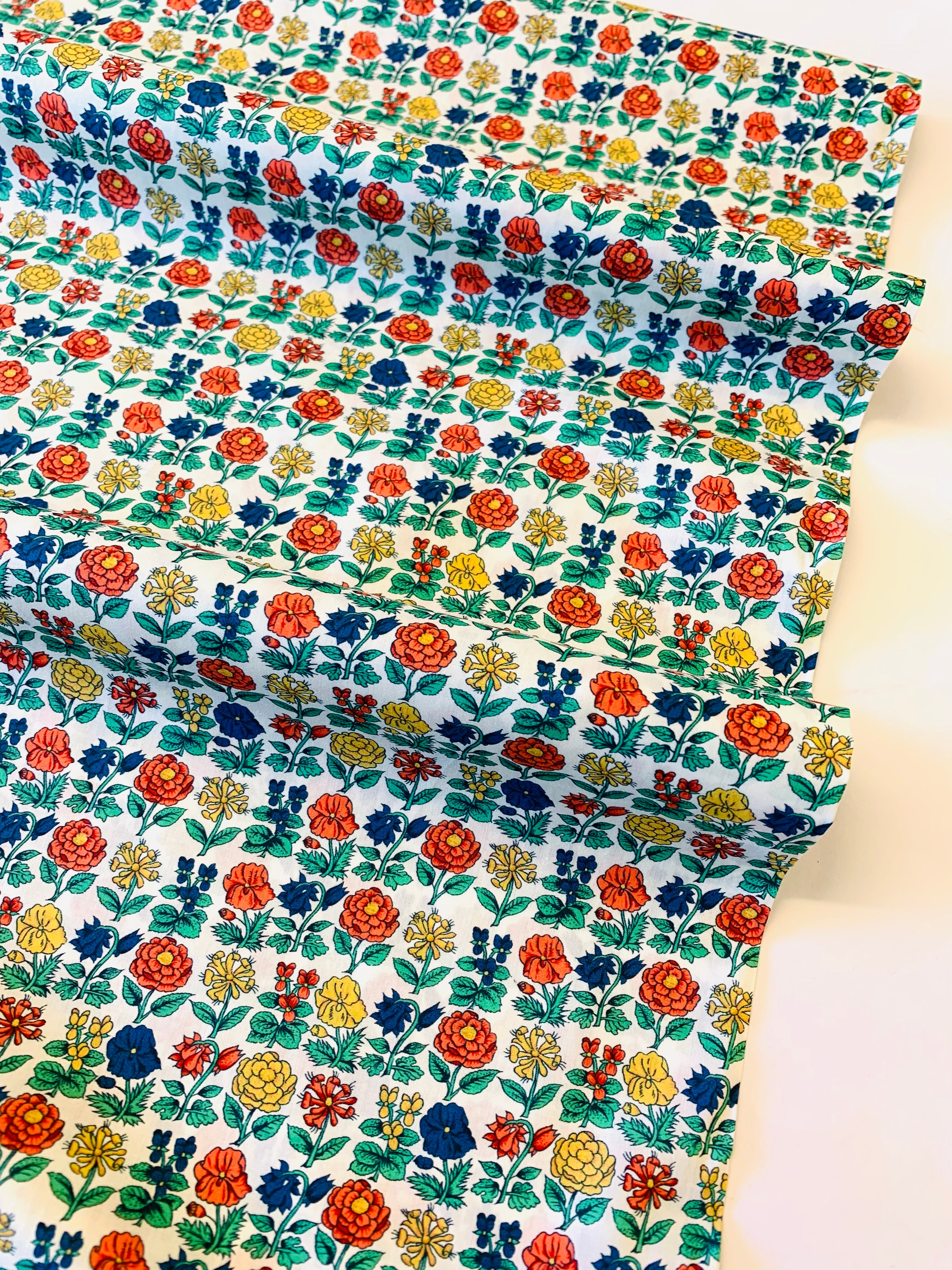 Liberty Fabrics Tana Lawn/ ARCHIVE DAYDREAM Davalia Flowers