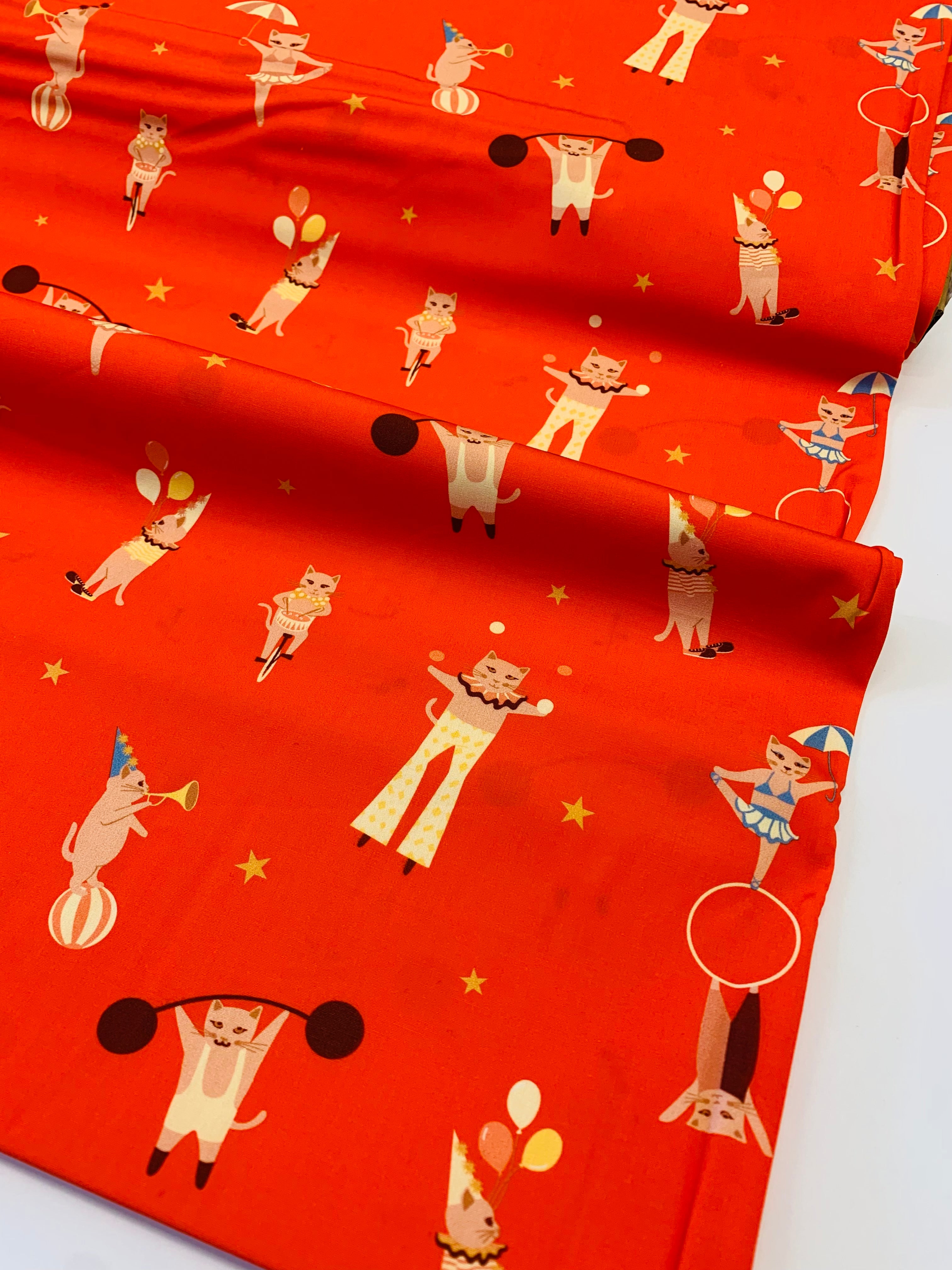 Art Gallery Fabrics/ PURR PARADE Purrfect Performers Warm