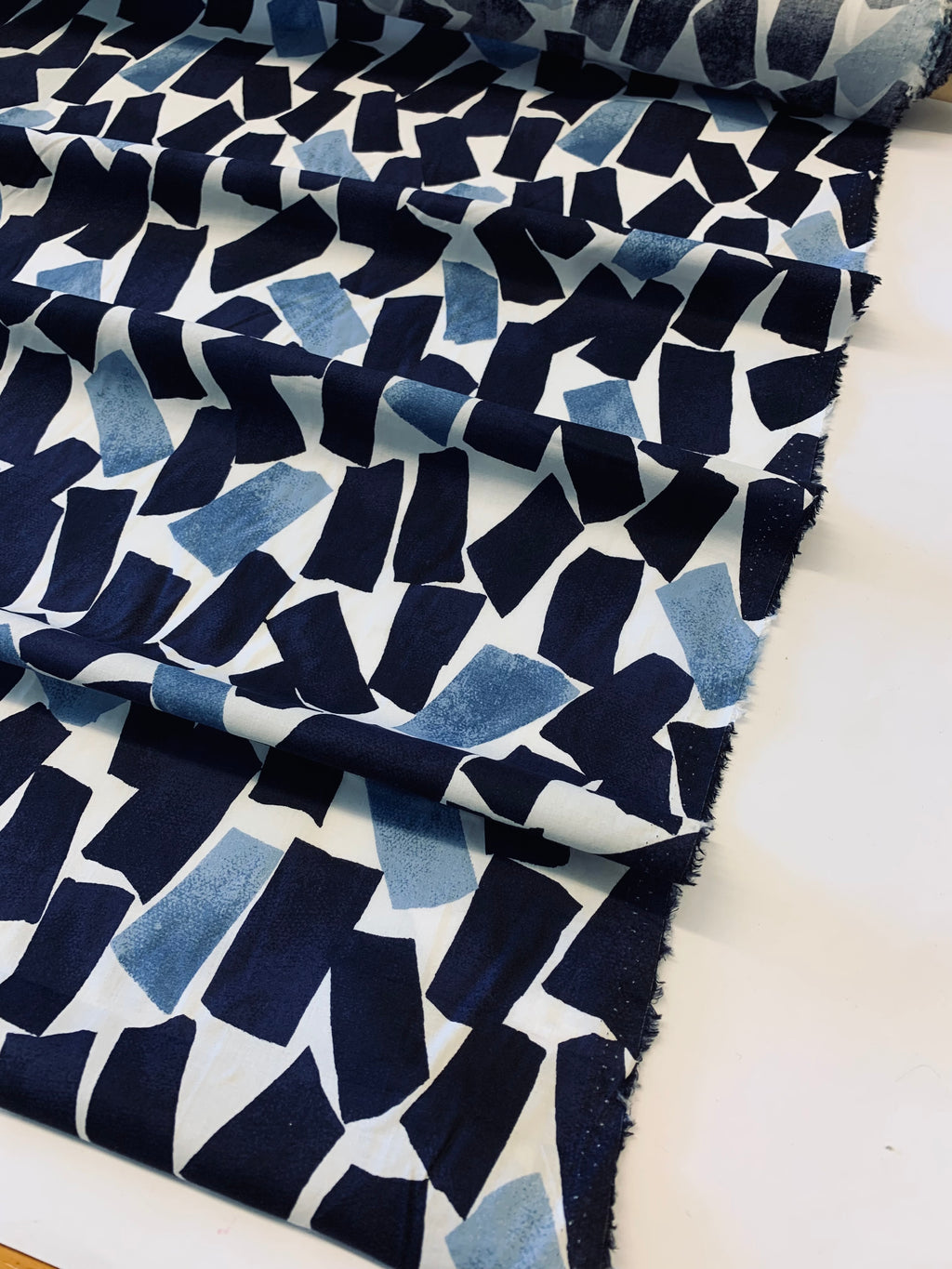 BLUESTONE/ Cotton Rayon by Kokka