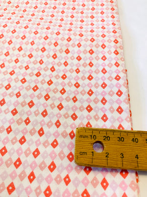 Liberty Cotton Garden Party Collection/ Jester In Pink