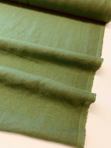 LINUM/ Heavy Weight Antique Wash Linen in Pine