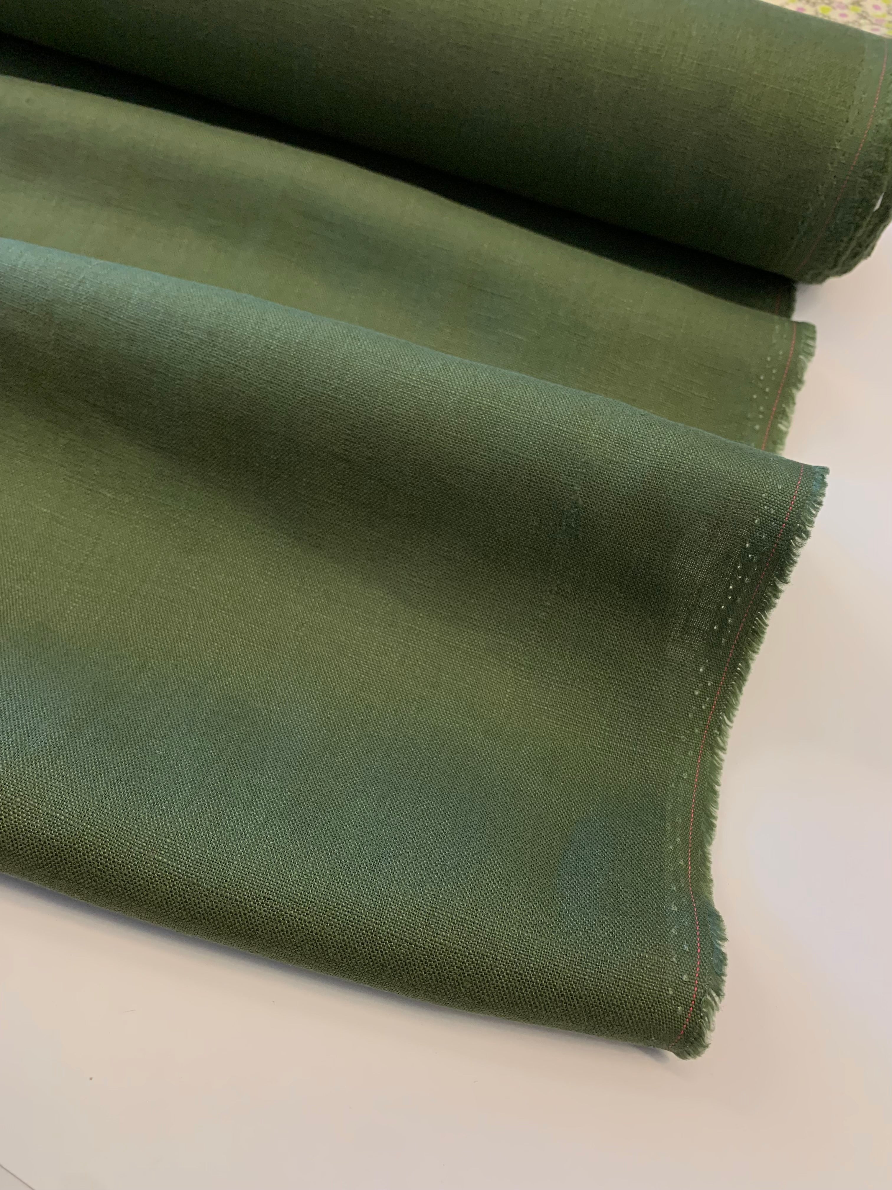 Heavy Weight Linen in Caper