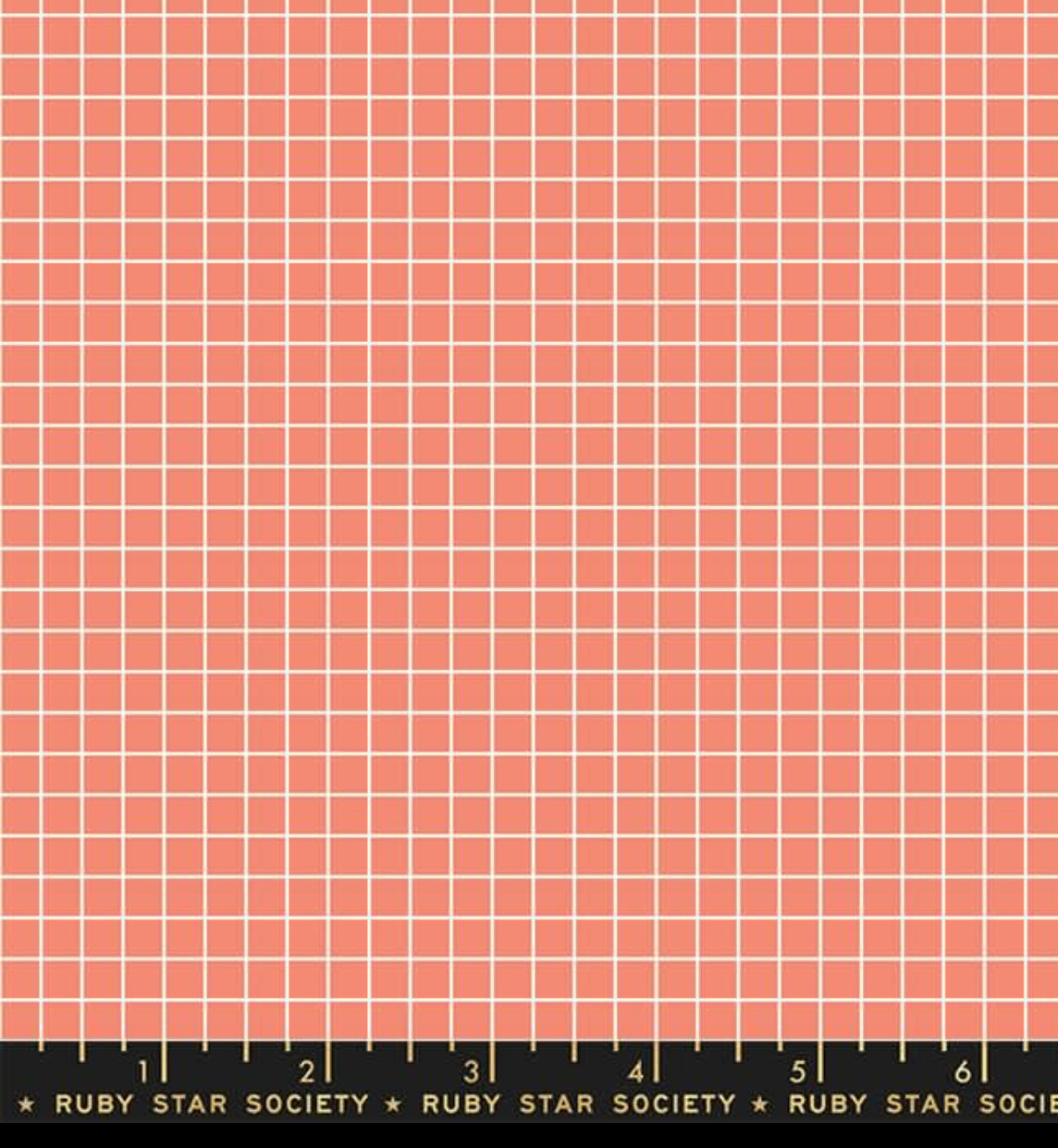 Ruby Star Society Grid in Coral