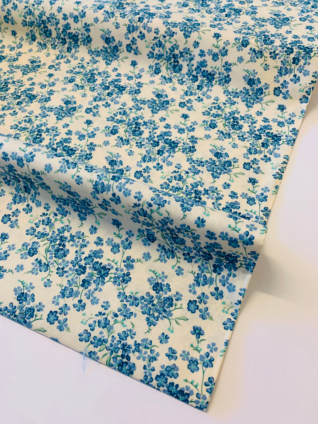 Liberty Lasenby Cotton: Floral Nostalgia/ Forget Me Not