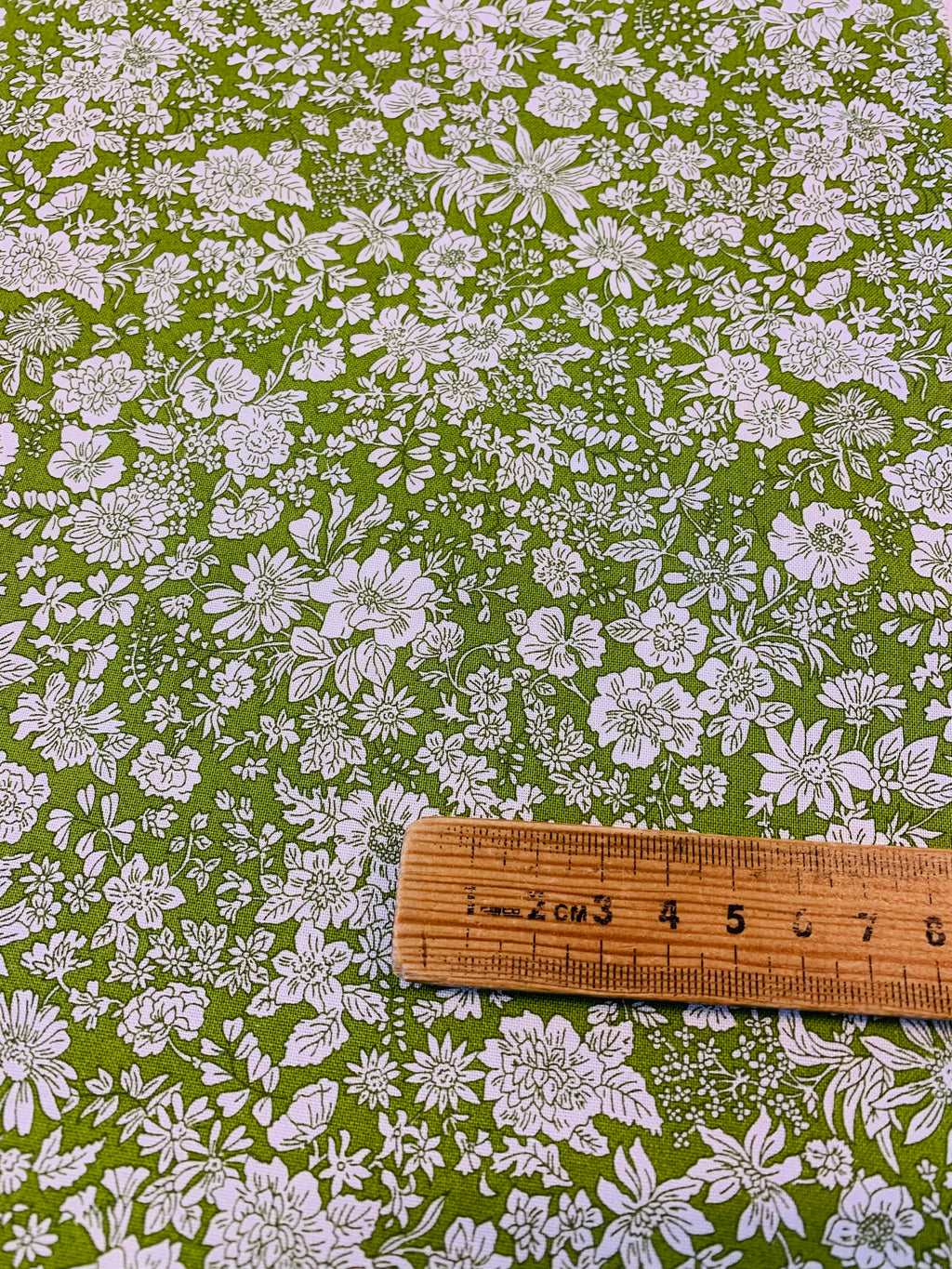 Liberty Lasenby Cotton: The Emily Belle Collection/ Caterpillar