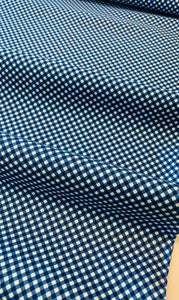 Raspberry Summer/ Blue Check by Moda