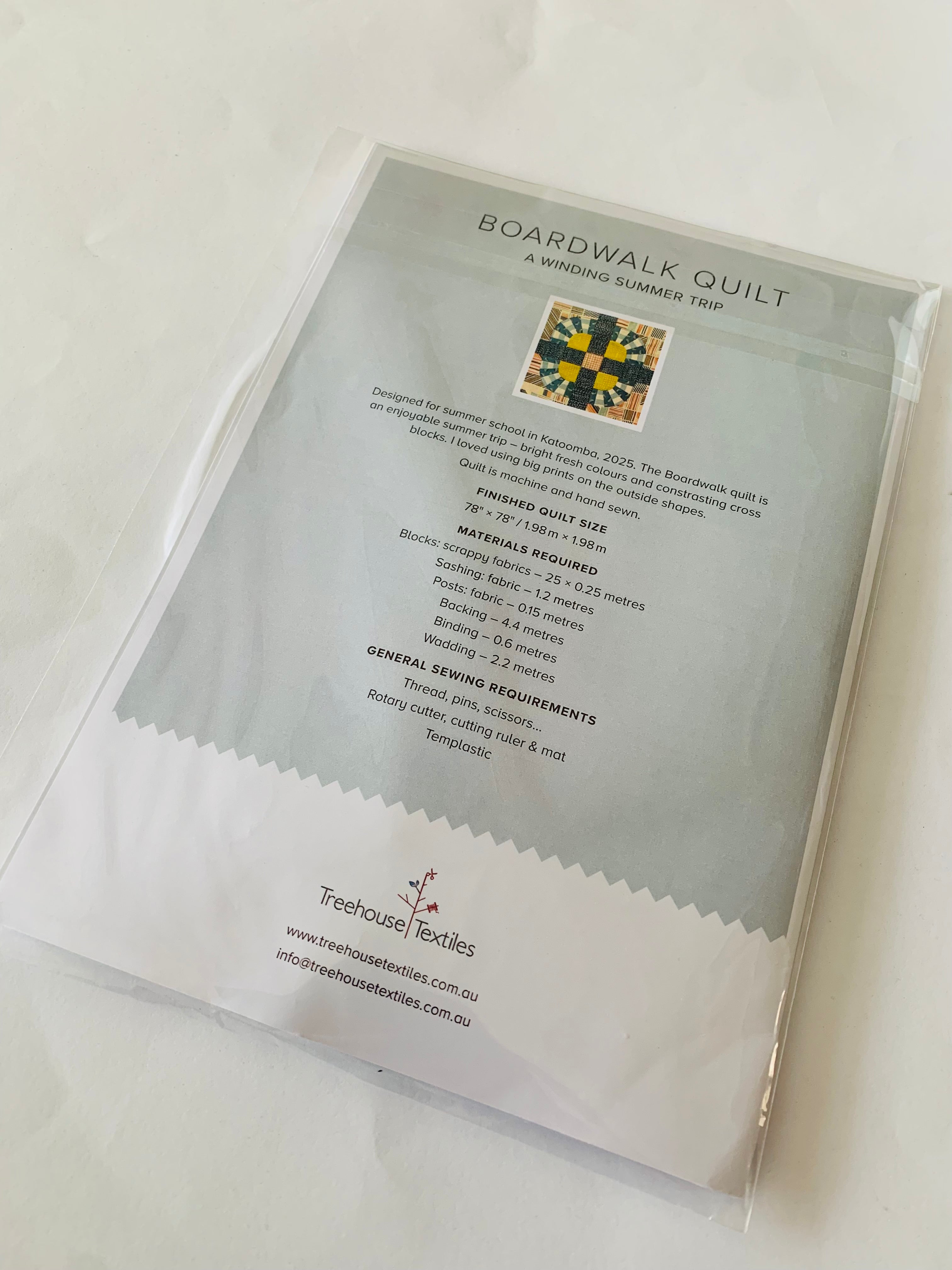 Treehouse Textiles/ Boardwalk Quilt Pattern & Templates
