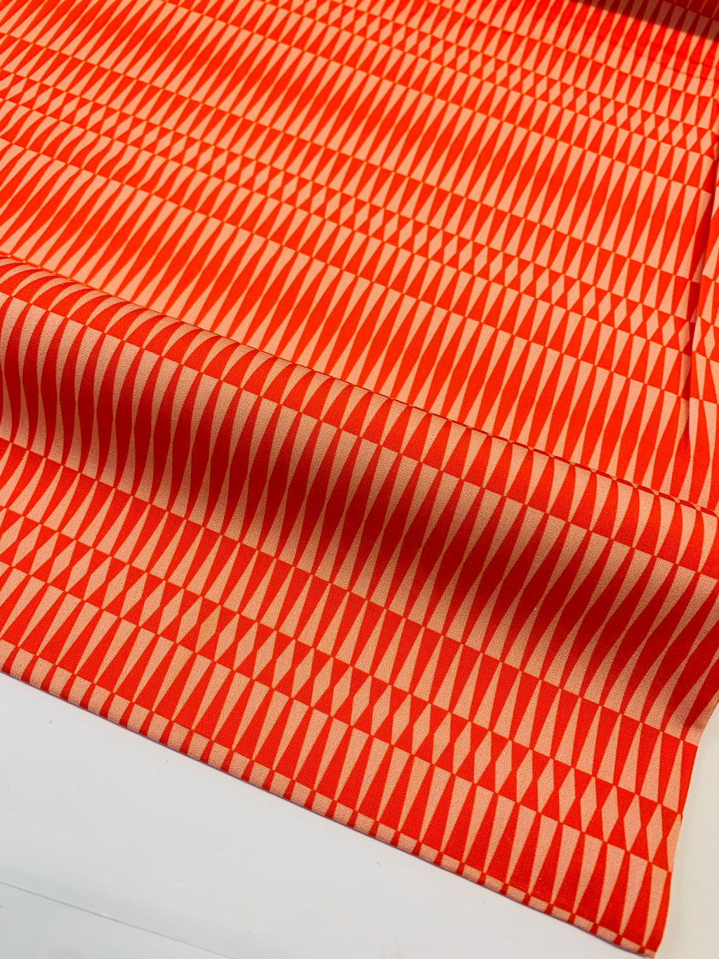 Art Gallery Fabrics/ PURR PARADE Carnival Stripe Flame