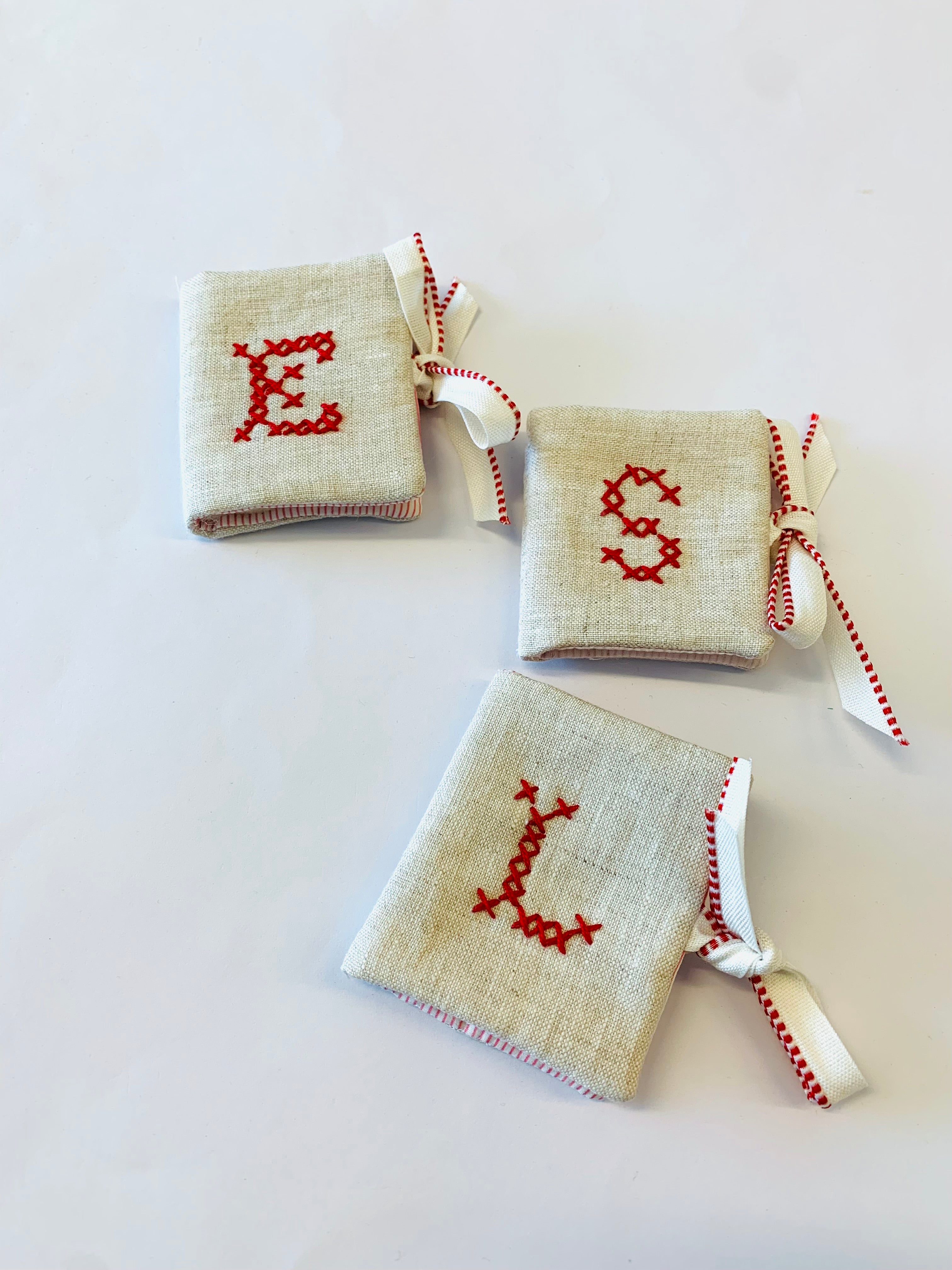 Needle Book/ Monogrammed (Made To Order)