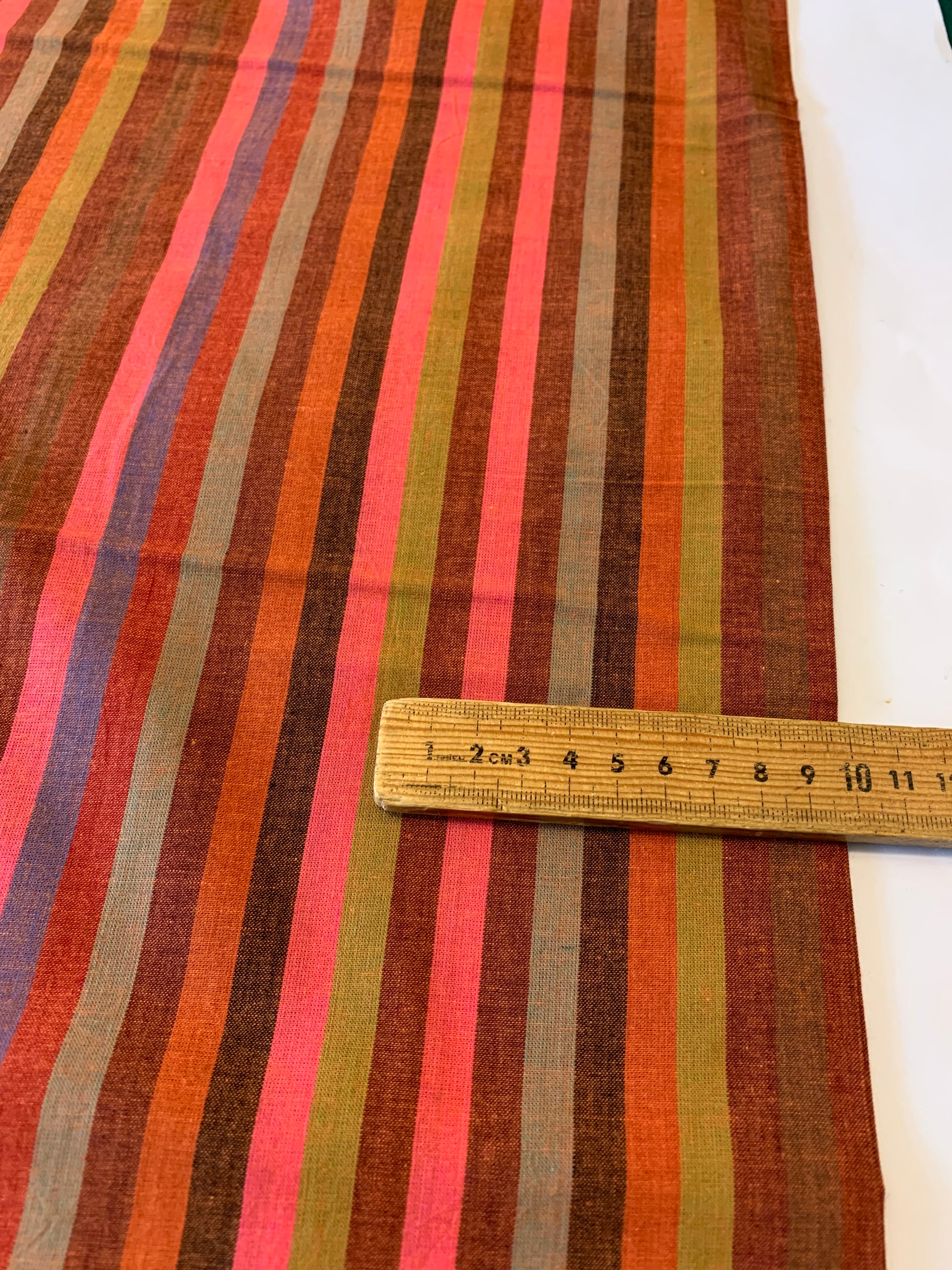 Kaffe Fassett Woven Stripes/ Narrow in Tomato