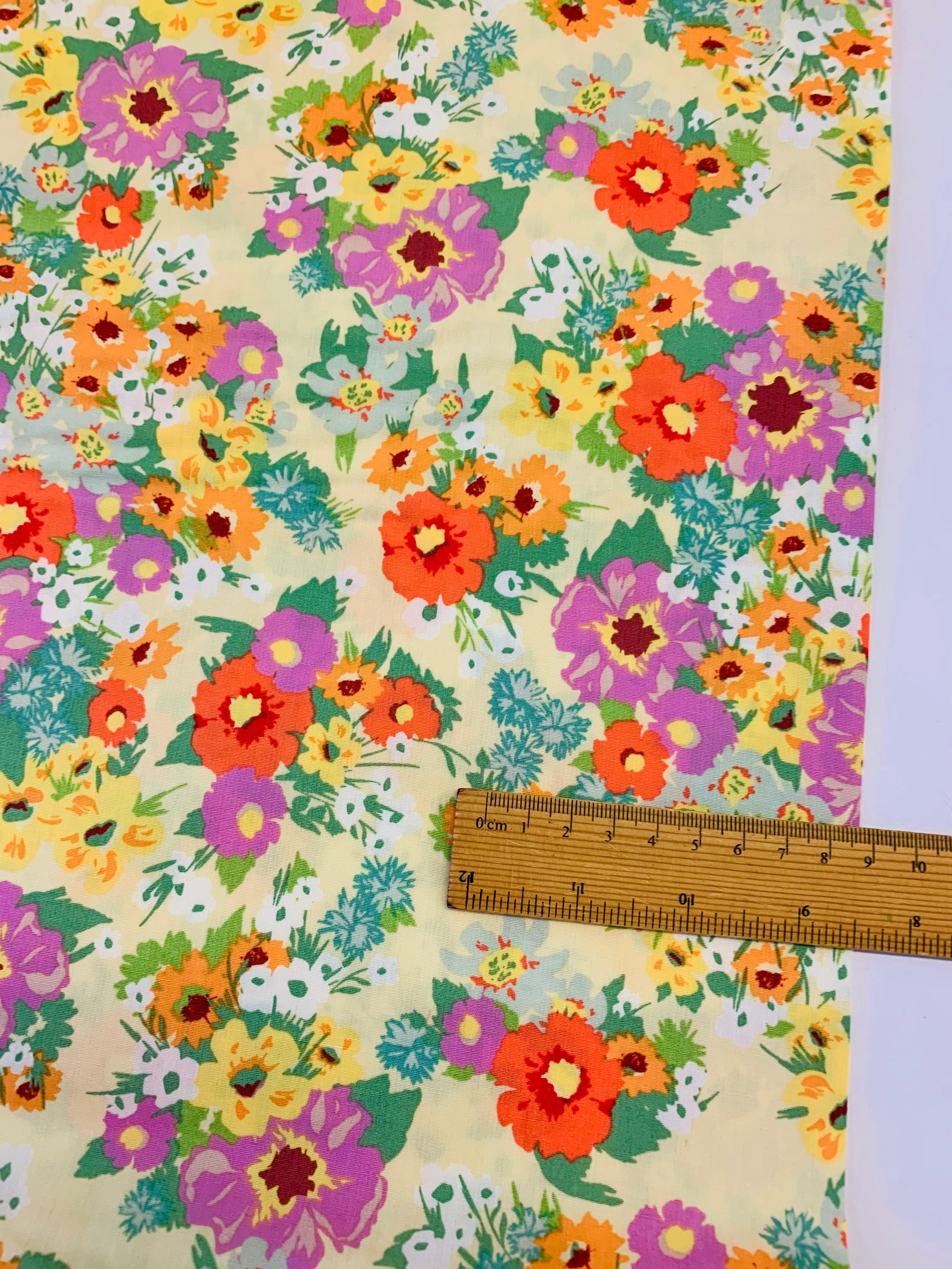 Art Gallery Fabrics/ THE CUR8TOR Gardenista Wild Flora Spring