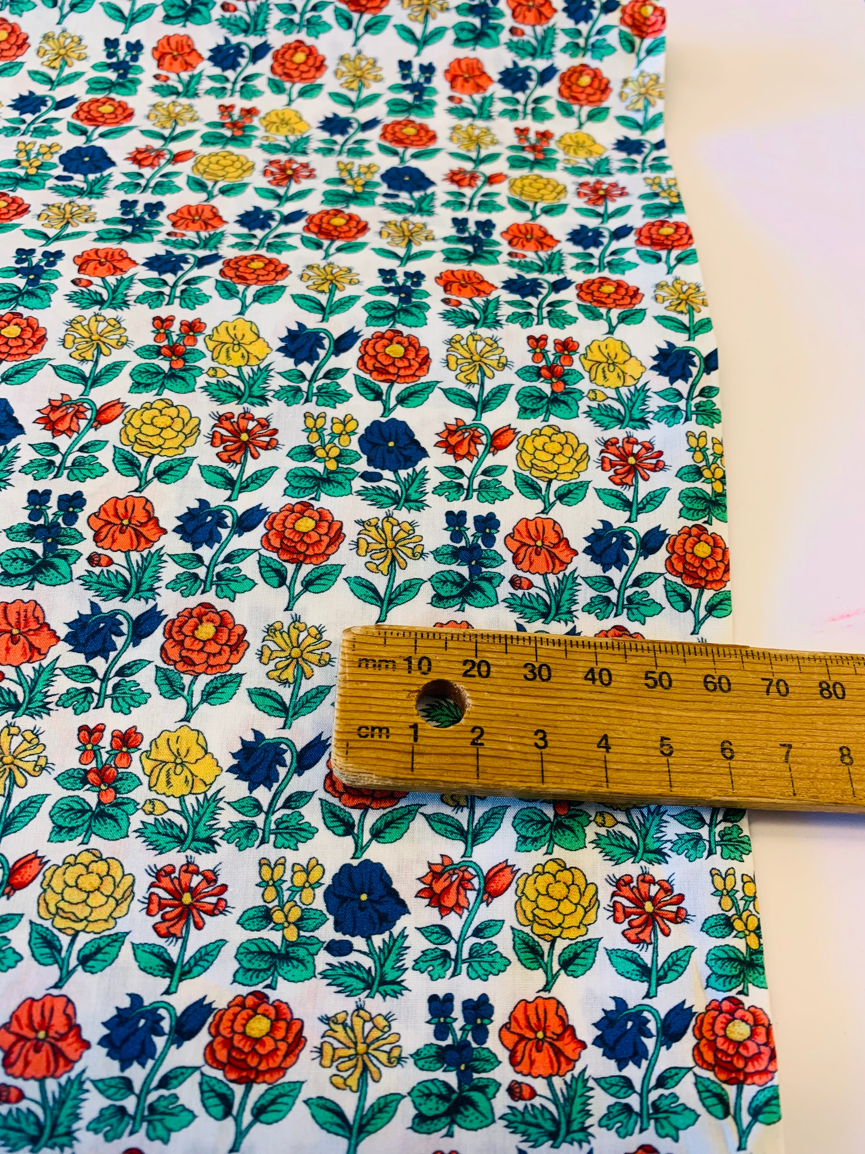 Liberty Fabrics Tana Lawn/ ARCHIVE DAYDREAM Davalia Flowers