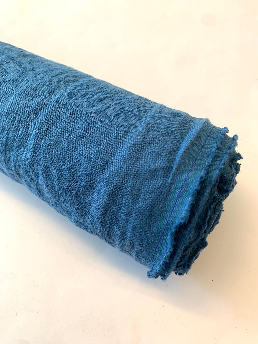 Antique Wash Linen in Dark Blue