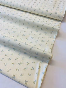 Moda/ Cottage Charm Scattered Floral Light Blue
