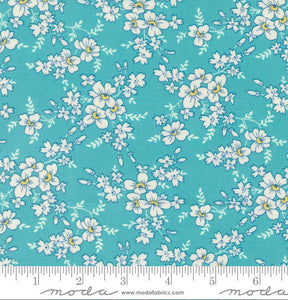 Time And Again/ Aqua Floral by Moda