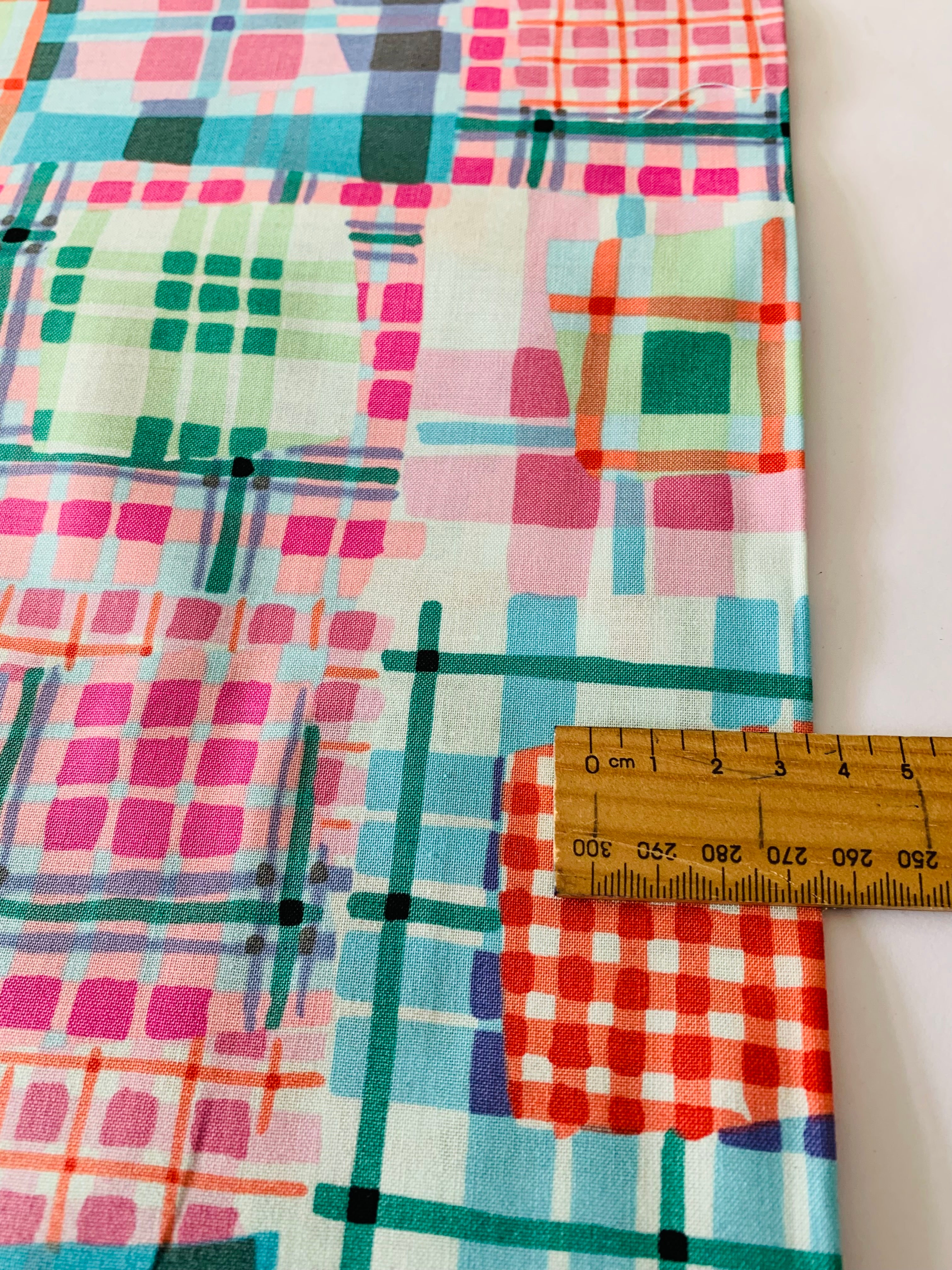 Alexander Henry: Mad For Plaid/ Pastel on cotton