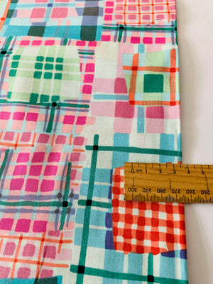 Alexander Henry: Mad For Plaid/ Pastel on cotton