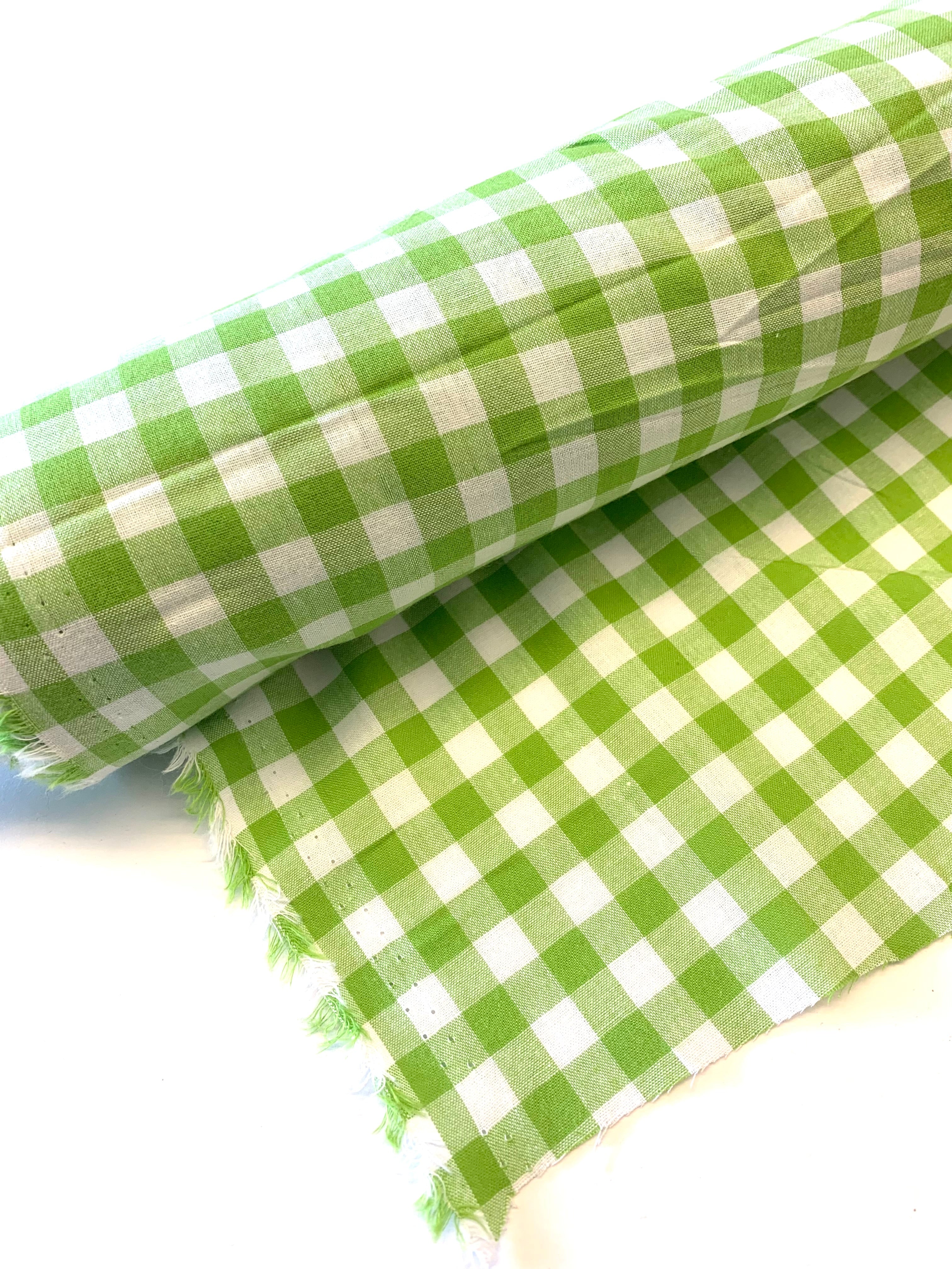 COTTON GINGHAM CHECK 1/4 inch