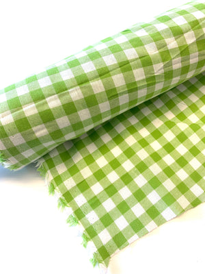 COTTON GINGHAM CHECK 1/4 inch