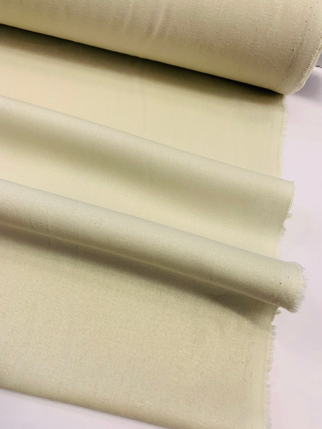 PURITY/ Cotton Linen plain dye in Birch Bark