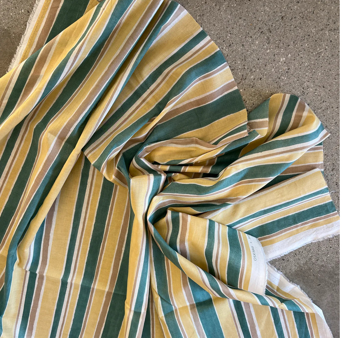 TIDAL/ Cotton Print in Seaweed