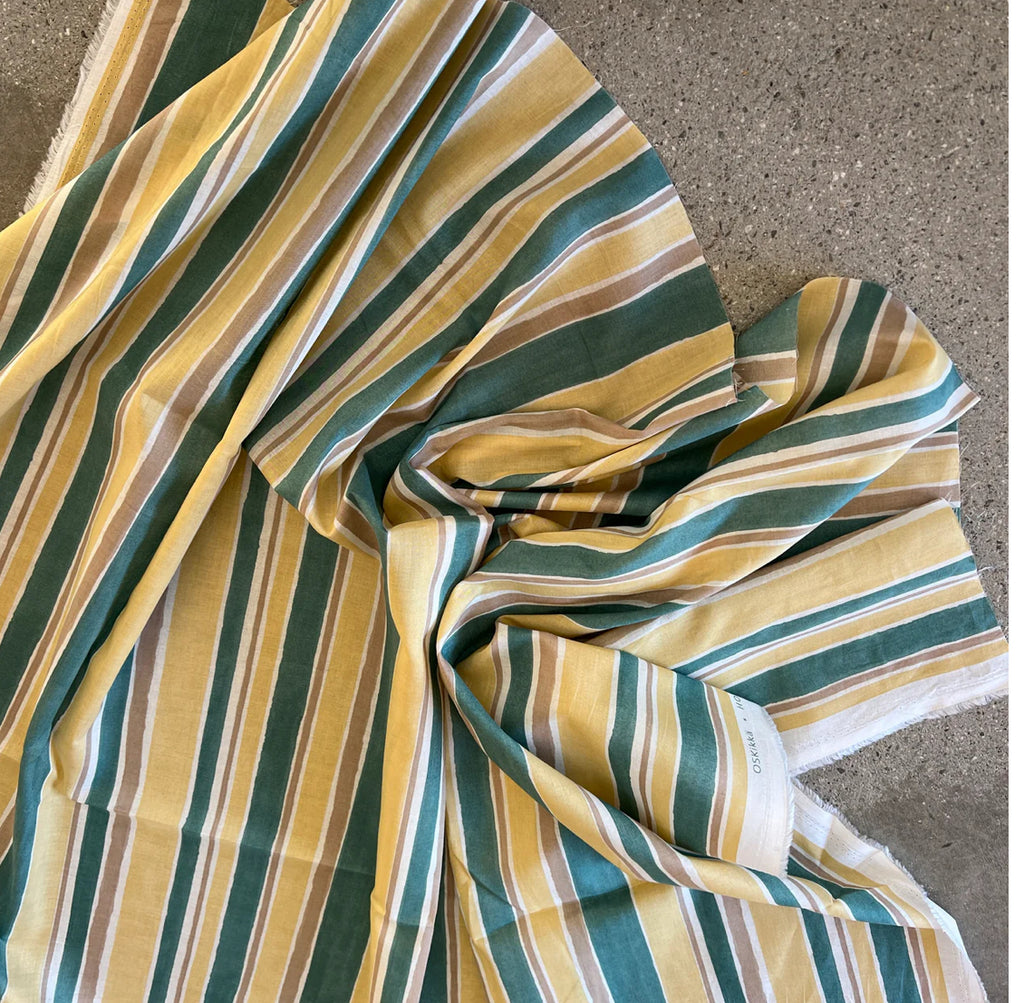 TIDAL/ Cotton Print in Seaweed