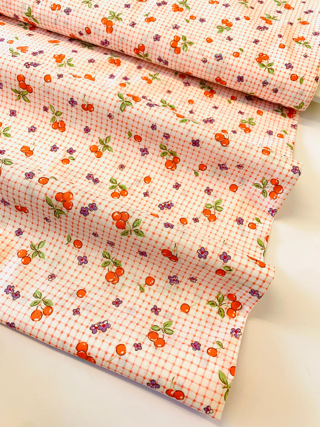 30s Fruit & Flowers/ Japanese cotton