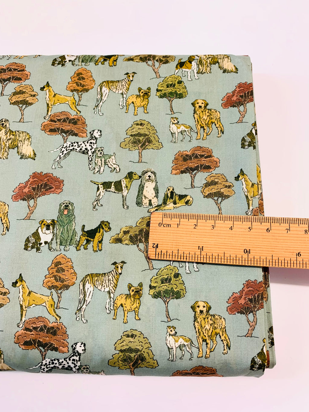 Liberty Fabrics Tana Cotton Lawn: Animals Hyde Park Hounds A