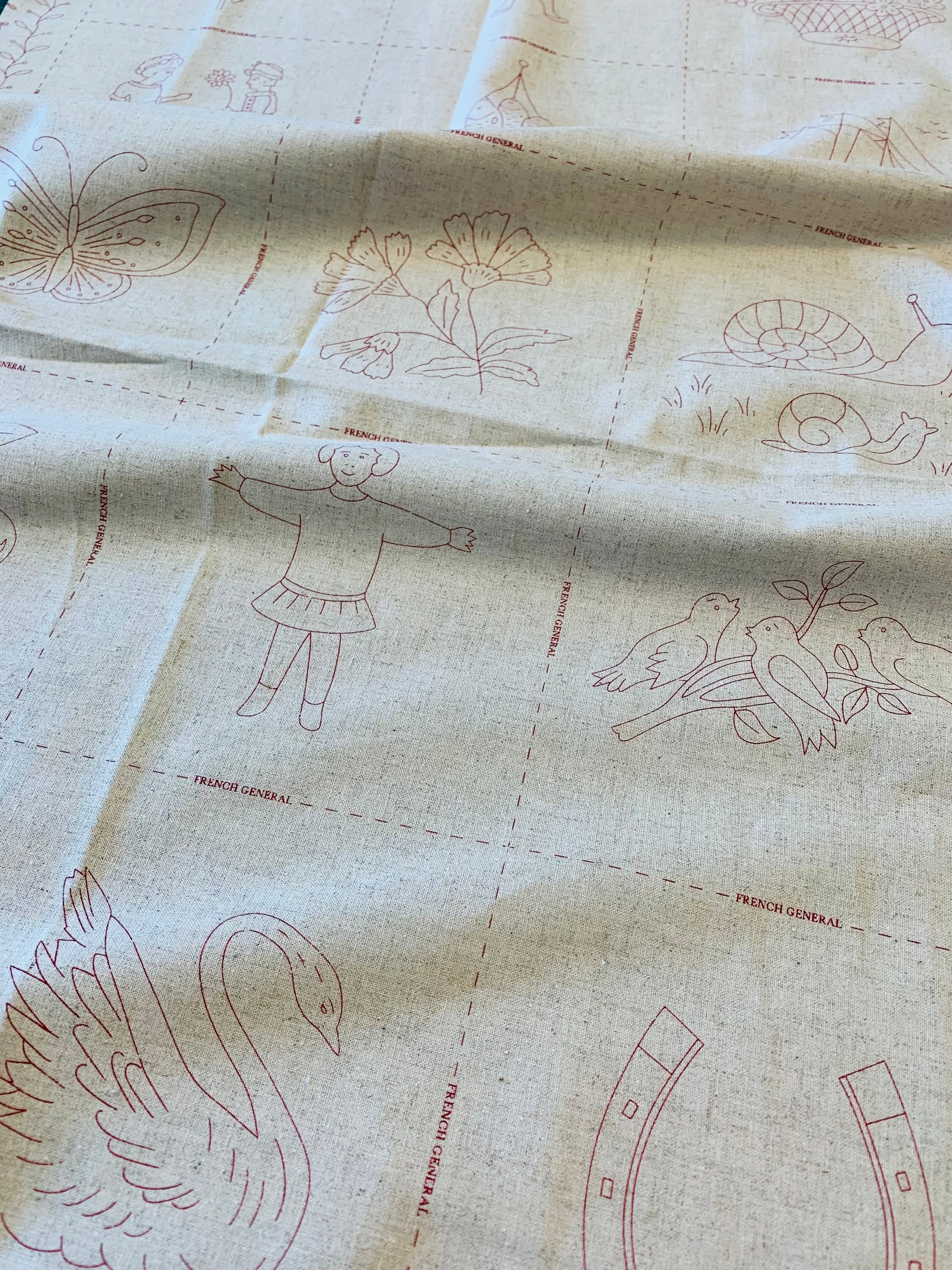 French General/ Joie de Vivre Embroidery Panel