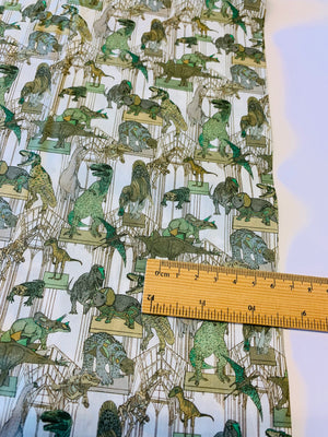 AW 24 Liberty Fabrics Tana Lawn/ Brian Wildsmith: Claws Roars & Dinosaurs