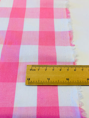 COTTON GINGHAM CHECK/ 1 inch