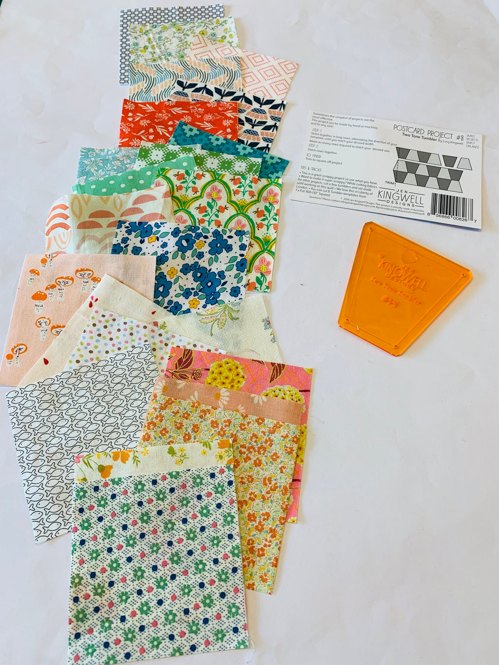 BEGINNER FRIENDLY STARTER KIT/ Postcard Project Kit #8 Two Tone Tumbler