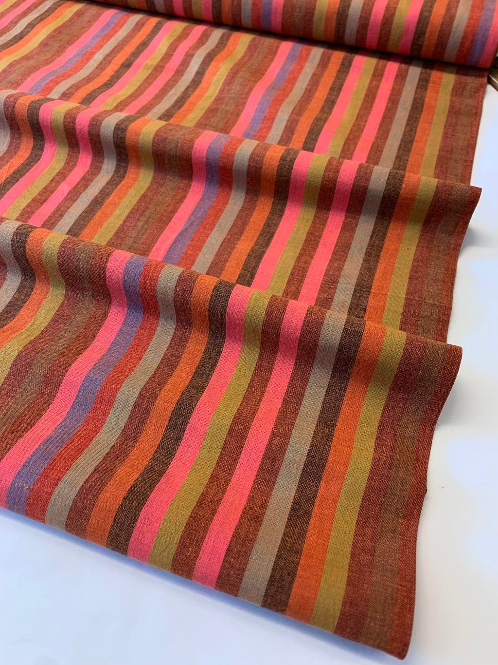 Kaffe Fassett Woven Stripes/ Narrow in Tomato