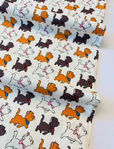 Aristocats Unite/ Cotton print