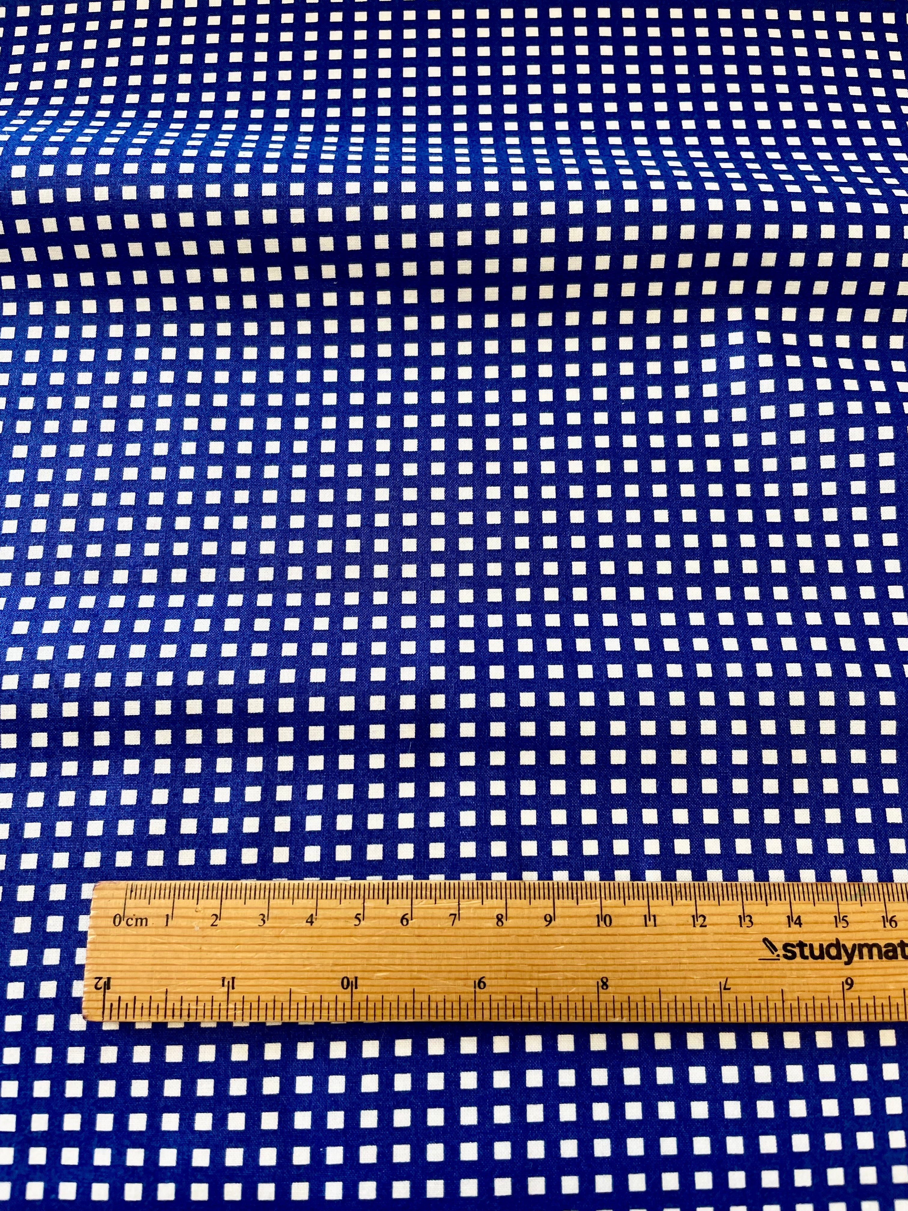 Happy Sweet Check/ Navy Blue