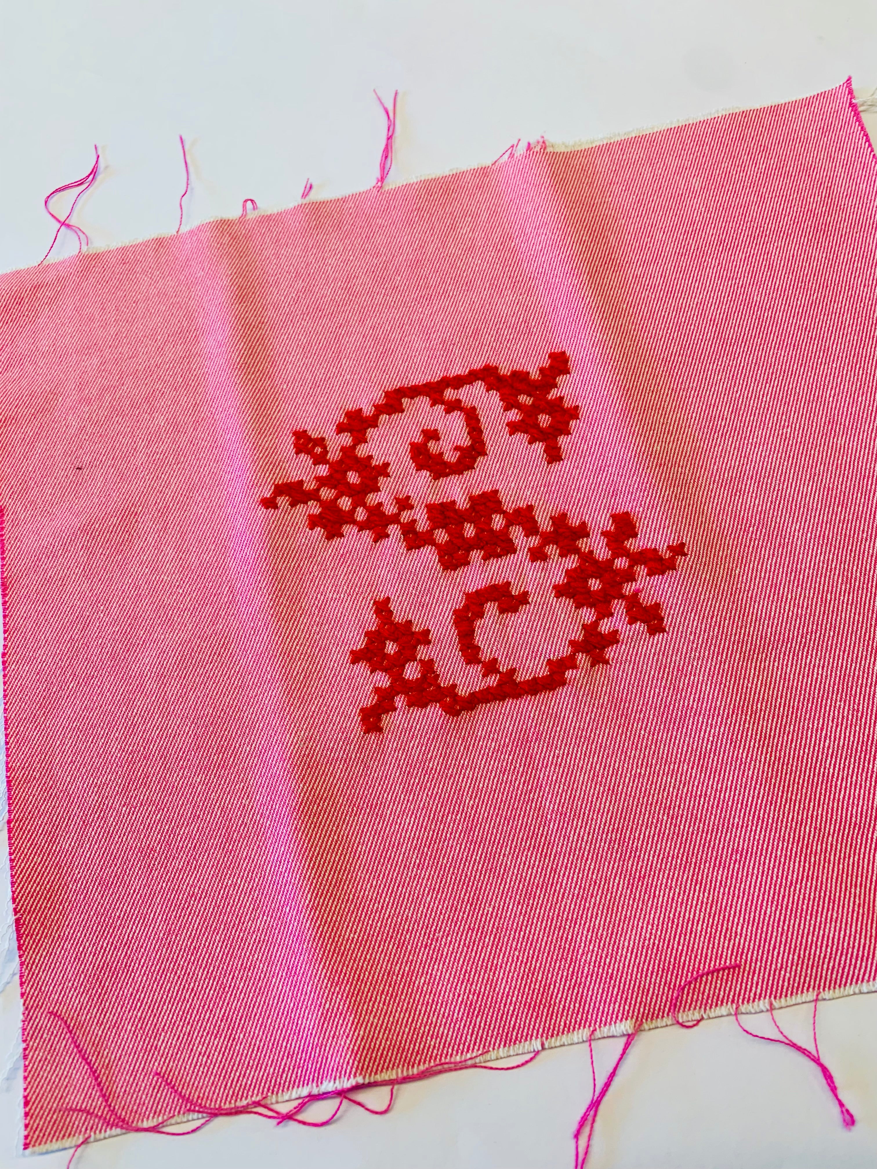 Monogram Cross Stitch Embroidery Workshop/ April 2