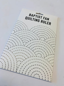 Baptist Fan Quilting Ruler