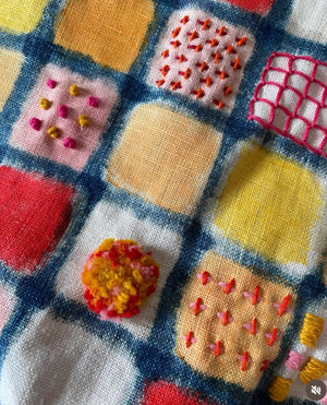 Cath Derksema/ Embroidered Sampler Workshop August 31, 2025