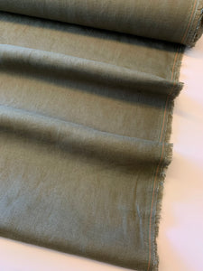 TRIBECA/ Antique Wash Linen in Khaki