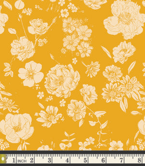 Art Gallery Fabrics/ POTAGER Flowers for Mom Sunshine